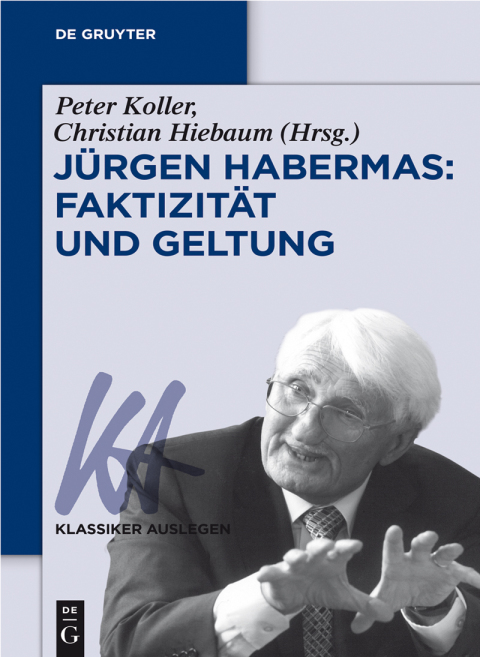 Cover image for book Jürgen Habermas: Faktizität und Geltung