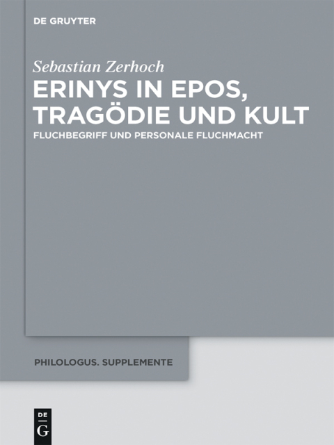 Cover image for book Erinys in Epos, Tragödie und Kult