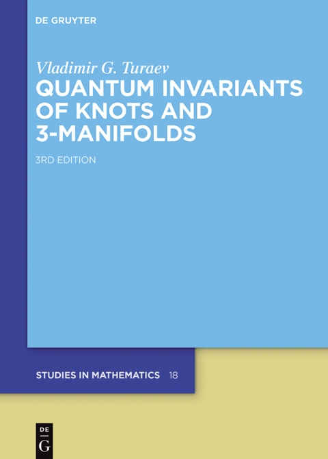 Cover image for book Quantum Invariants of Knots and 3-Manifolds