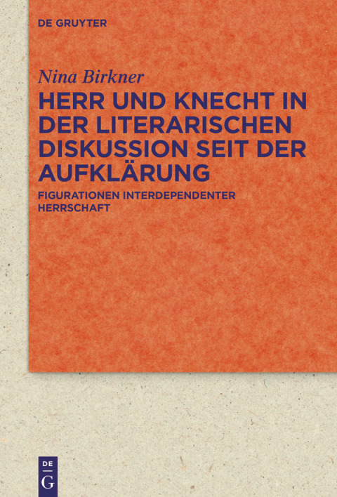 Cover image for book Herr und Knecht in der literarischen Diskussion seit der Aufklärung
