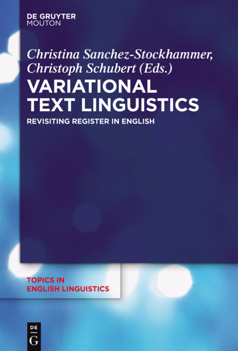 Cover image for book Variational Text Linguistics