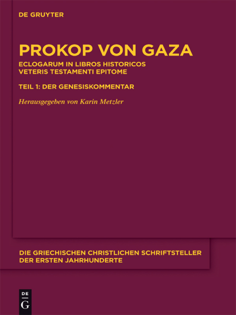Cover image for book Prokop von Gaza
