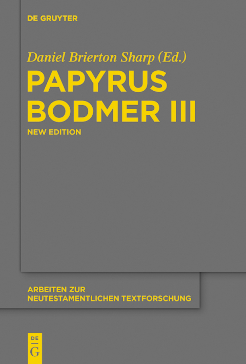 Cover image for book Papyrus Bodmer III