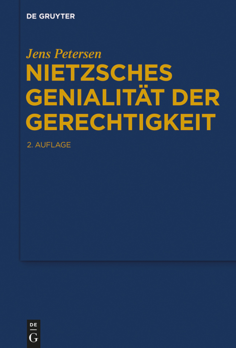 Cover image for book Nietzsches Genialität der Gerechtigkeit