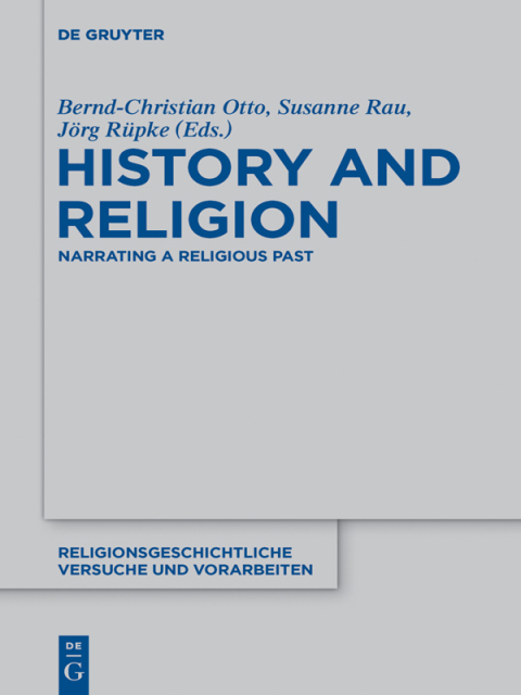 Cover image for book History and Religion