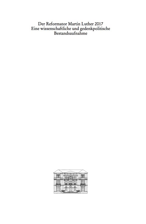 Cover image for book Der Reformator Martin Luther 2017