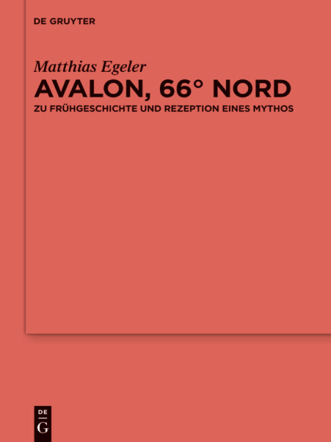 Cover image for book Avalon, 66° Nord