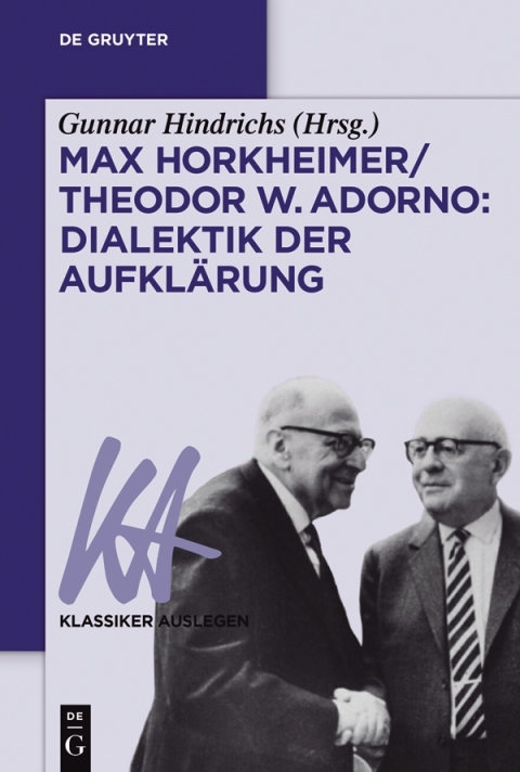 Cover image for book Max Horkheimer/Theodor W. Adorno: Dialektik der Aufklärung