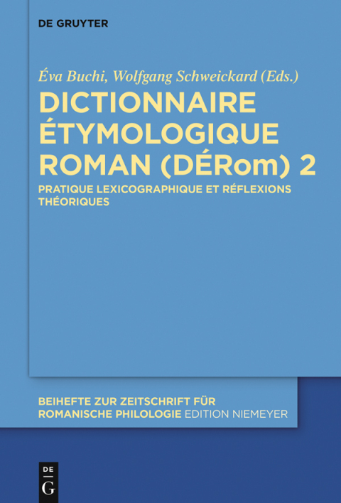 Cover image for book Dictionnaire Étymologique Roman (DÉRom) 2