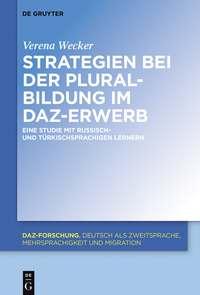 Cover image: Strategien bei der Pluralbildung im DaZ-Erwerb 1st edition 9783110451733