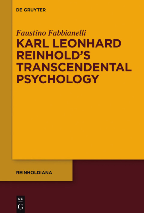 Cover image for book Karl Leonhard Reinhold’s Transcendental Psychology