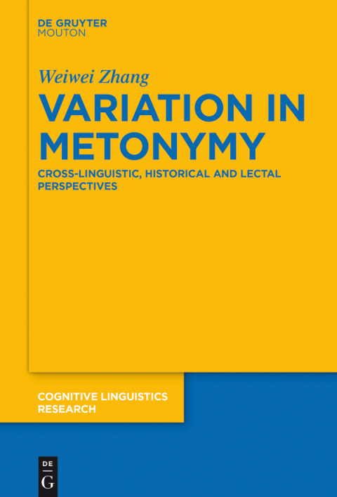 Cover image for book Variation in Metonymy