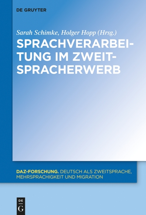 Cover image for book Sprachverarbeitung im Zweitspracherwerb