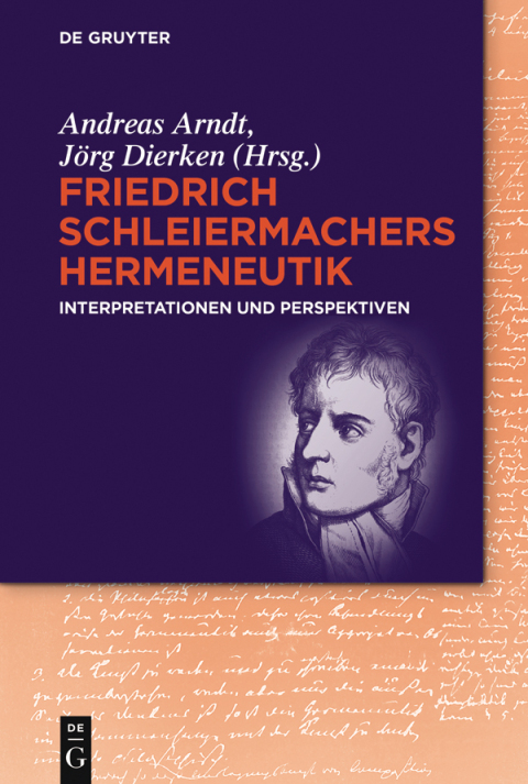 Cover image for book Friedrich Schleiermachers Hermeneutik