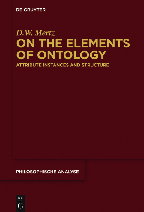 Cover image for book On the Elements of Ontology