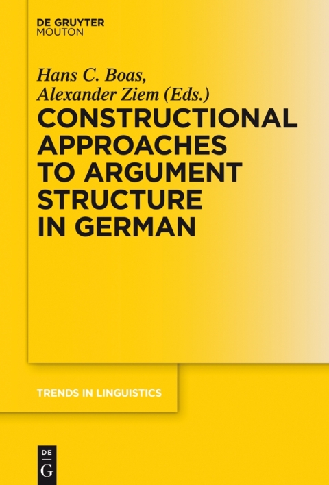 Cover image for book Constructional Approaches to Syntactic Structures in German