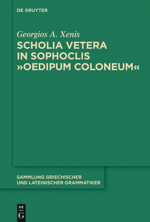 Cover image for book Scholia vetera in Sophoclis "Oedipum Coloneum"