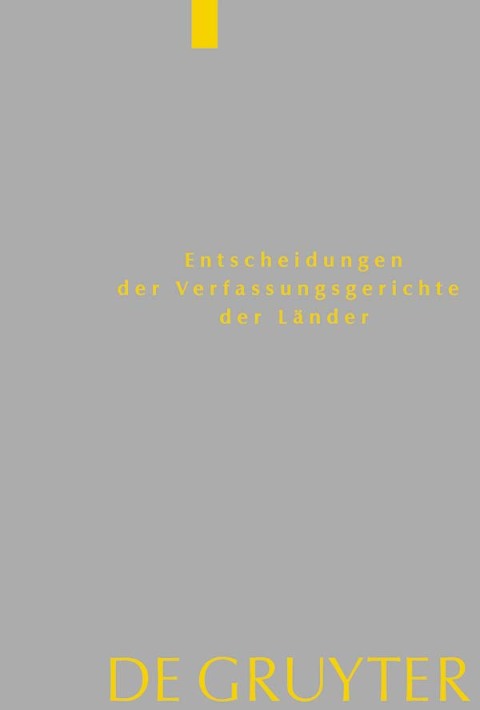 Cover image for book Baden-Württemberg, Berlin, Brandenburg, Bremen, Hamburg, Hessen, Mecklenburg-Vorpommern, Niedersachsen, Saarland, Sachsen, Sachsen-Anhalt, Schleswig-Holstein, Thüringen
