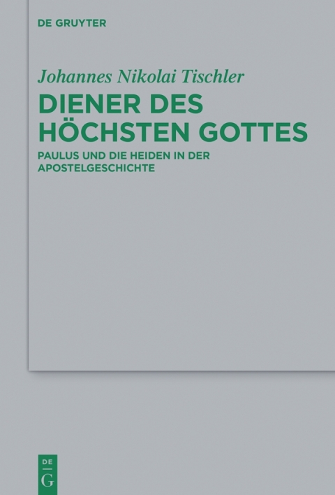 Cover image for book Diener des höchsten Gottes