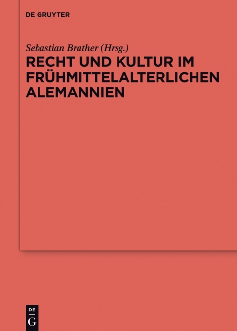 Cover image for book Recht und Kultur im frühmittelalterlichen Alemannien