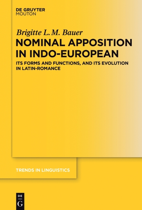 Cover image for book Nominal Apposition in Indo-European