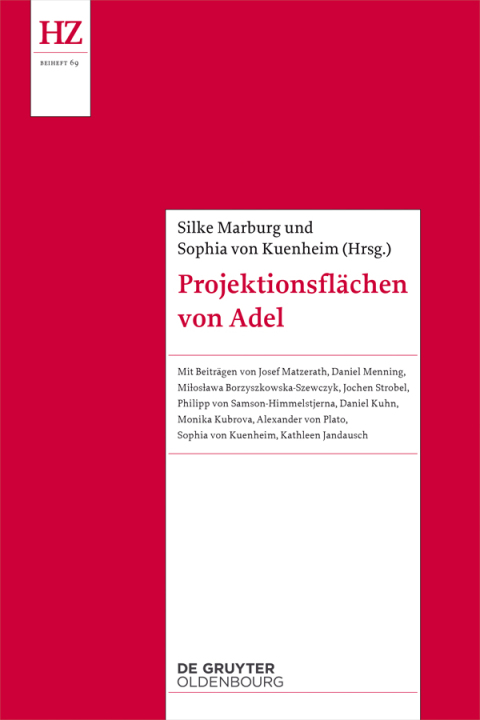 Cover image for book Projektionsflächen von Adel