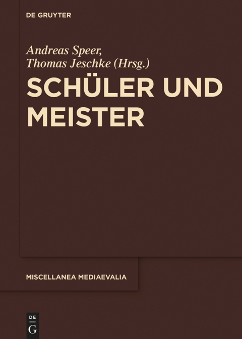 Cover image for book Schüler und Meister