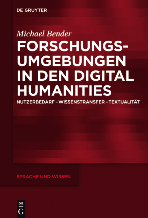 Cover image for book Forschungsumgebungen in den Digital Humanities