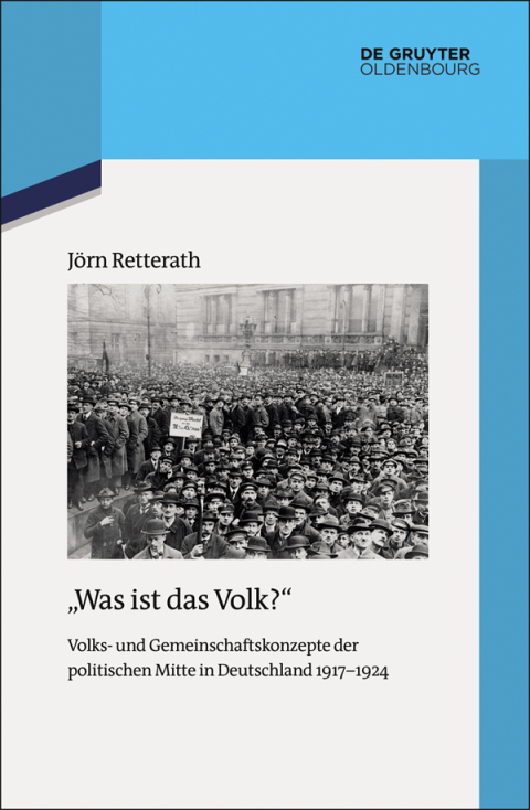 Cover image for book "Was ist das Volk?"
