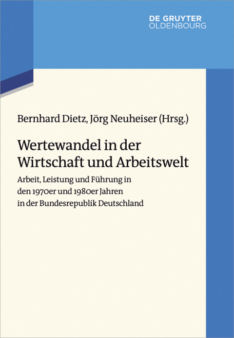 Cover image for book Wertewandel in der Wirtschaft und Arbeitswelt