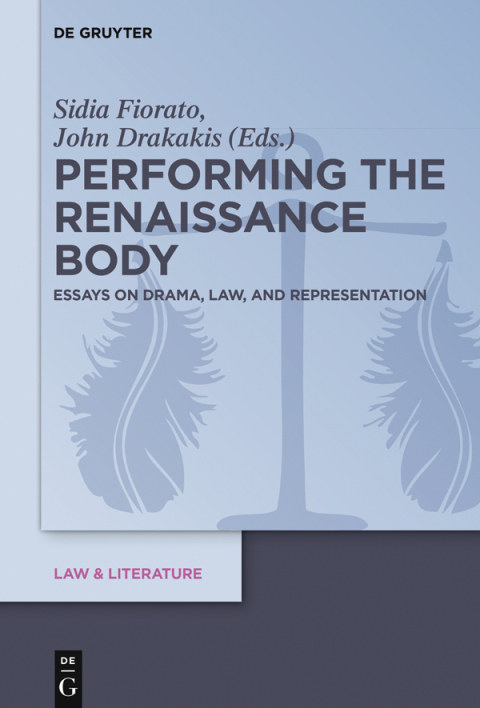 Cover image for book Performing the Renaissance Body