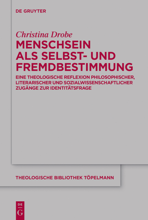 Cover image for book Menschsein als Selbst- und Fremdbestimmung