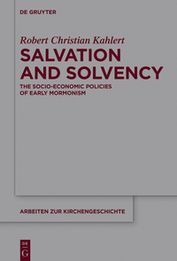 Cover image: Salvation and Solvency 1st edition 9783110470208