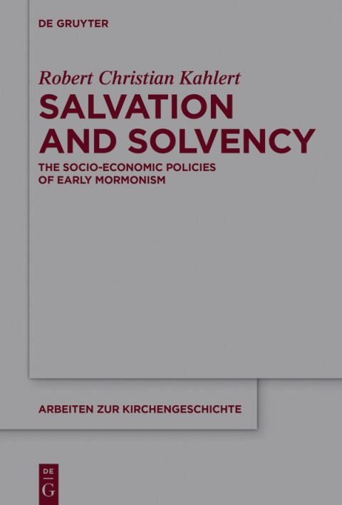 Cover image for book Salvation and Solvency
