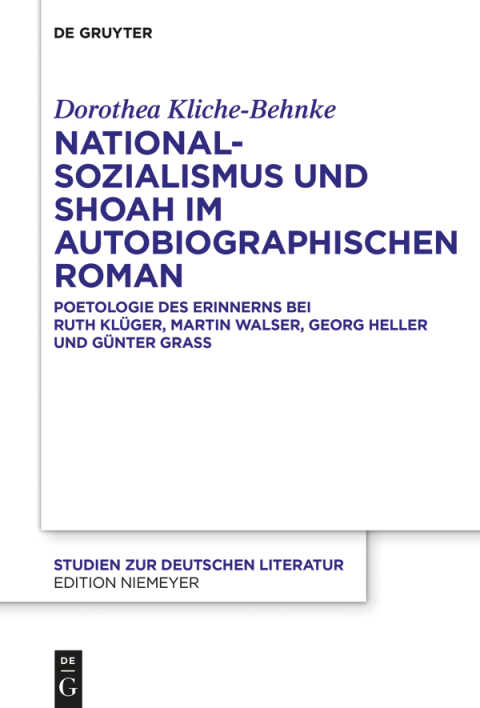 Cover image for book Nationalsozialismus und Shoah im autobiographischen Roman