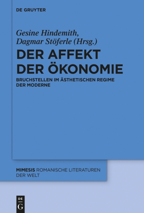 Cover image for book Der Affekt der Ökonomie