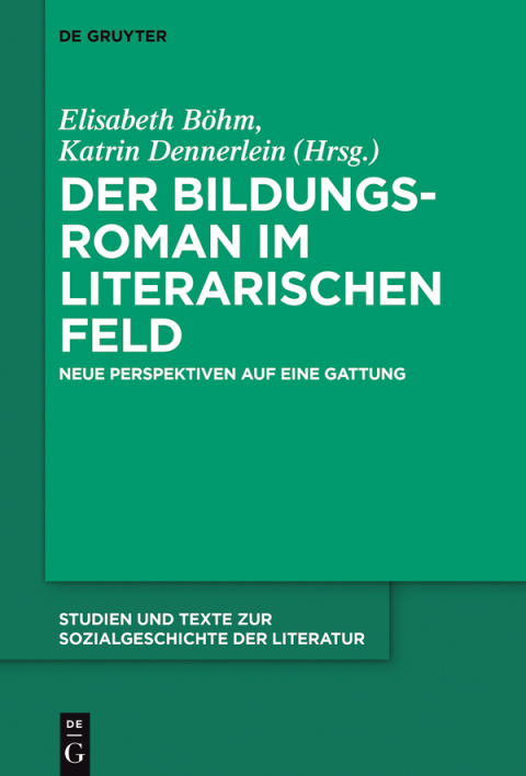 Cover image for book Der Bildungsroman im literarischen Feld