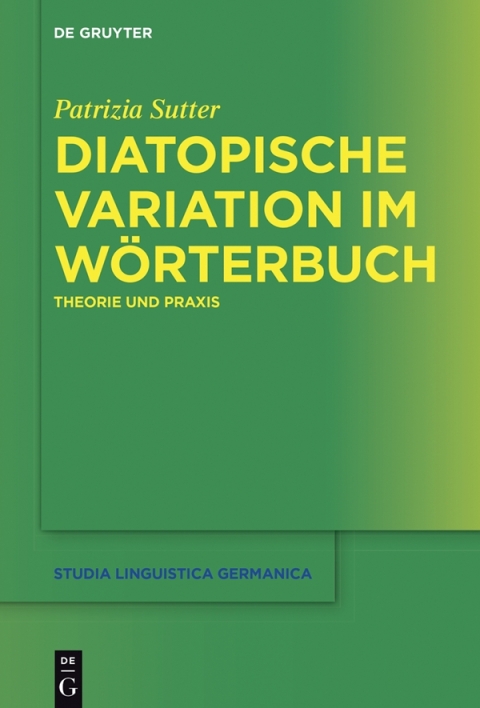 Cover image for book Diatopische Variation im Wörterbuch