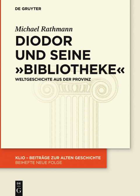 Cover image for book Diodor und seine "Bibliotheke"