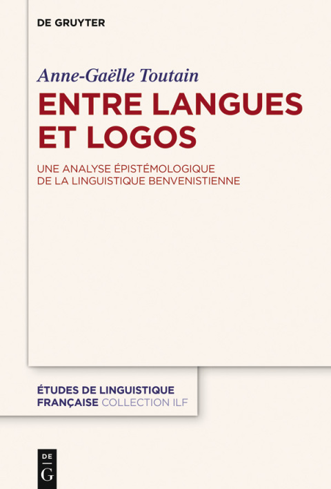 Cover image for book Entre langues et logos