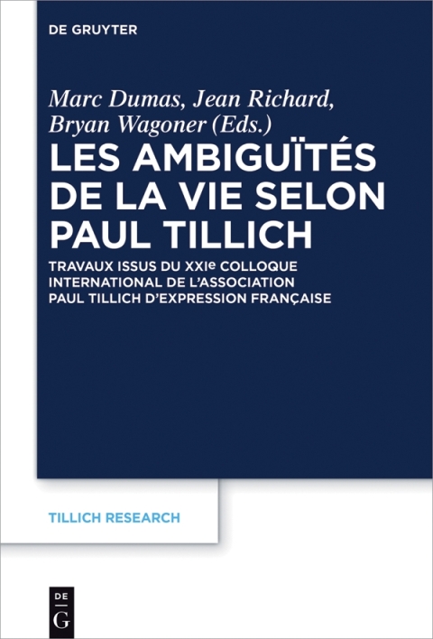 Cover image for book Les ambiguïtés de la vie selon Paul Tillich