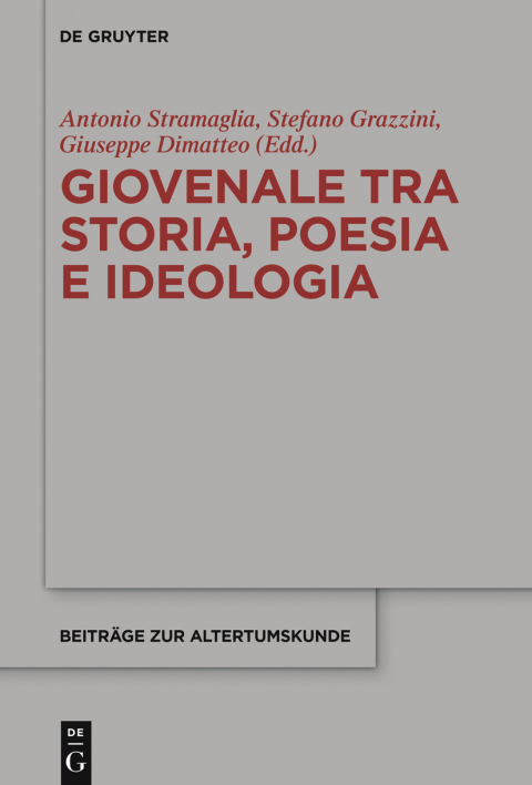 Cover image for book Giovenale tra storia, poesia e ideologia