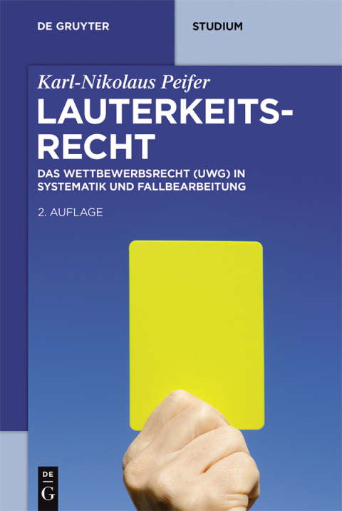 Cover image for book Lauterkeitsrecht