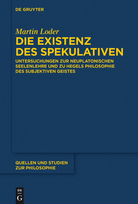 Die Existenz des Spekulativen 