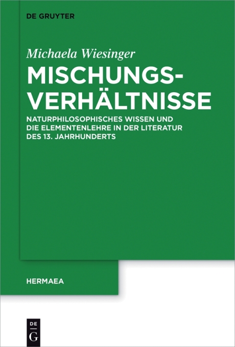Cover image for book Mischungsverhältnisse
