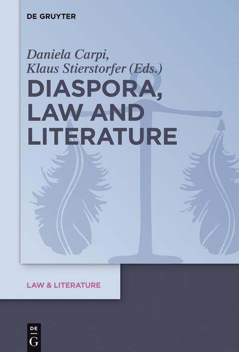 Cover image for book Diaspora, Law and Literature