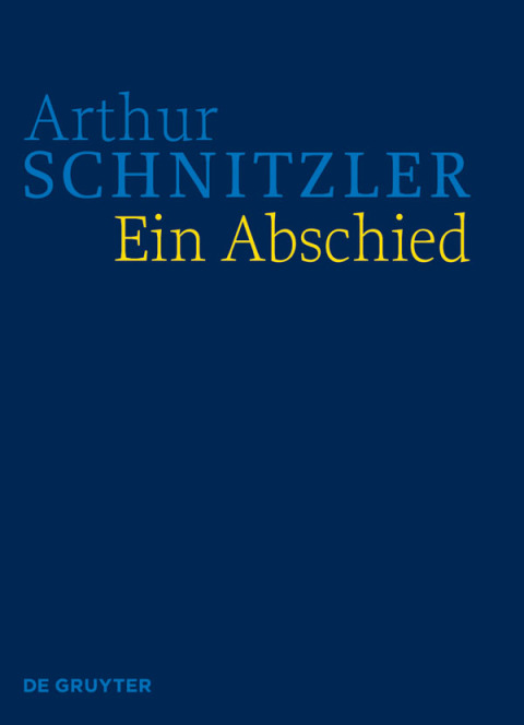 Cover image for book Ein Abschied