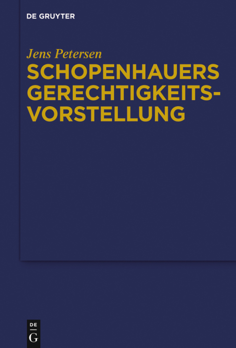 Cover image for book Schopenhauers Gerechtigkeitsvorstellung