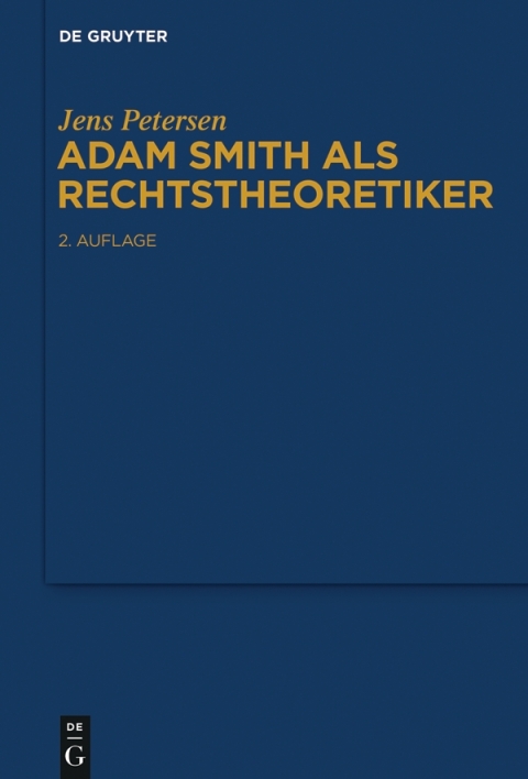 Cover image for book Adam Smith als Rechtstheoretiker