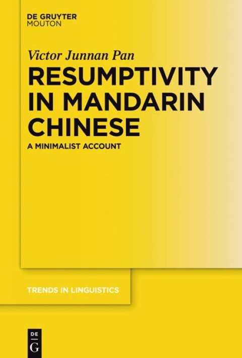 Cover image for book Resumptivity in Mandarin Chinese